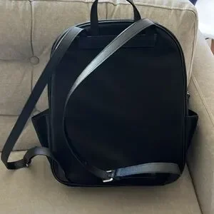 Kate Spade Large Bradley Wilson Backpack EUC Kate Spade New York Wilson Road Black White Stripe Bradley  main image 3